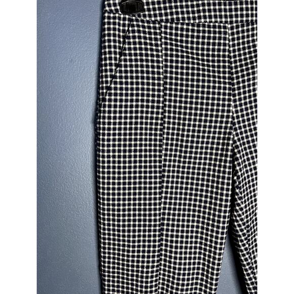 BCBGeneration Gingham Zip in Back Cropped Pants Size 2 - Picture 3 of 6